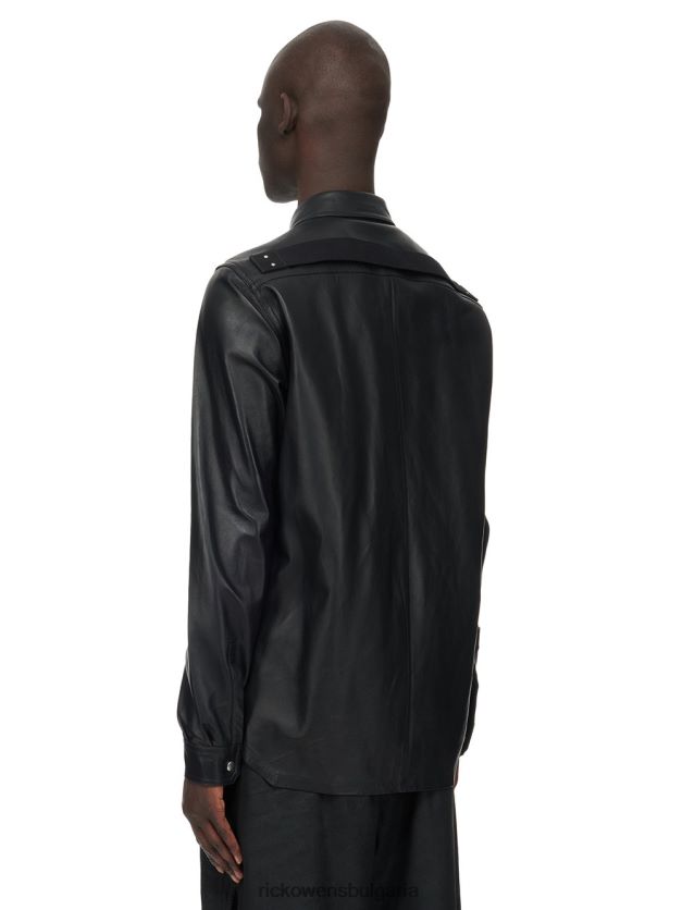 дрехи бг Rick Owens якета ss23 edfu 24099 черен NBHT2230