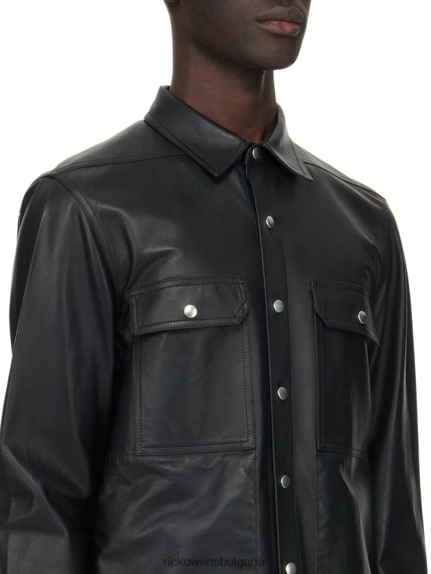 дрехи бг Rick Owens якета ss23 edfu 24099 черен NBHT2230