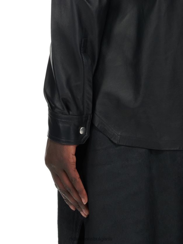 дрехи бг Rick Owens якета ss23 edfu 24099 черен NBHT2230