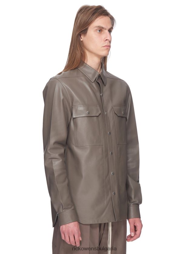 дрехи бг Rick Owens якета ss23 edfu 24101 прахово сиво NBHT2232