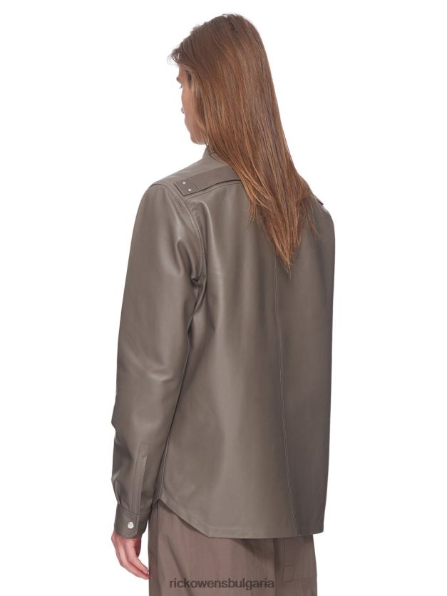 дрехи бг Rick Owens якета ss23 edfu 24101 прахово сиво NBHT2232