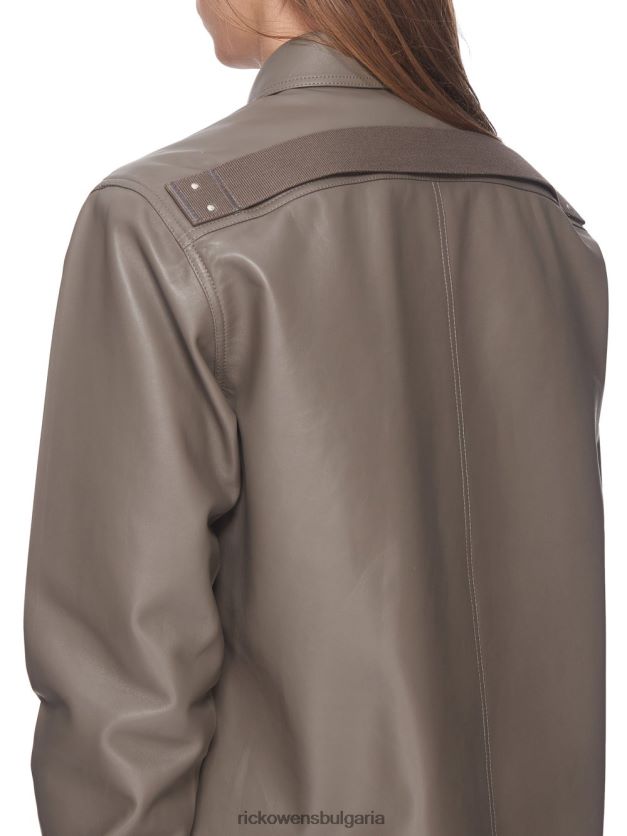 дрехи бг Rick Owens якета ss23 edfu 24101 прахово сиво NBHT2232