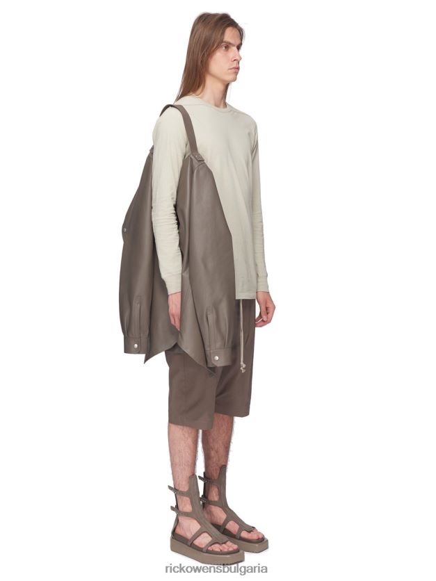дрехи бг Rick Owens якета ss23 edfu 24101 прахово сиво NBHT2232