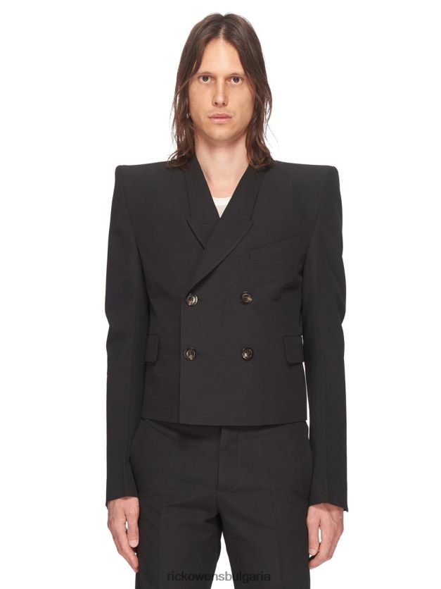 дрехи бг Rick Owens якета ss23 edfu 24103 черен NBHT2234