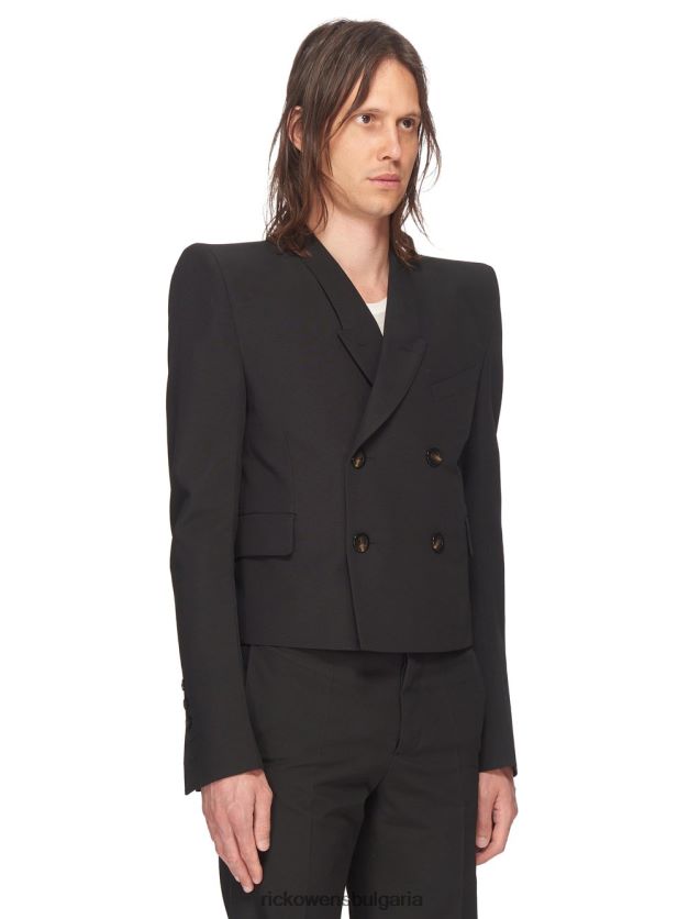 дрехи бг Rick Owens якета ss23 edfu 24103 черен NBHT2234