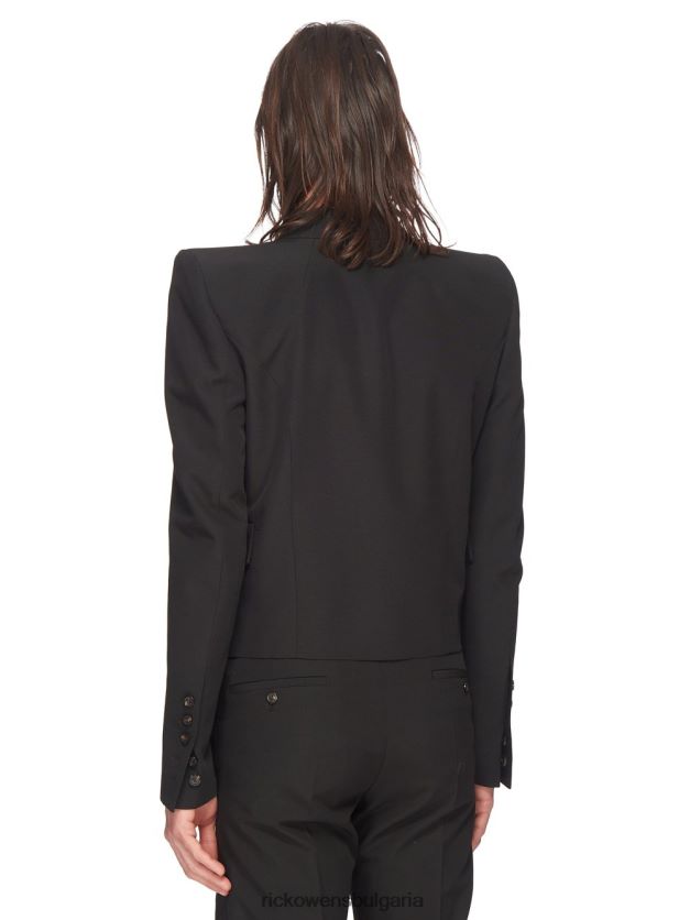 дрехи бг Rick Owens якета ss23 edfu 24103 черен NBHT2234