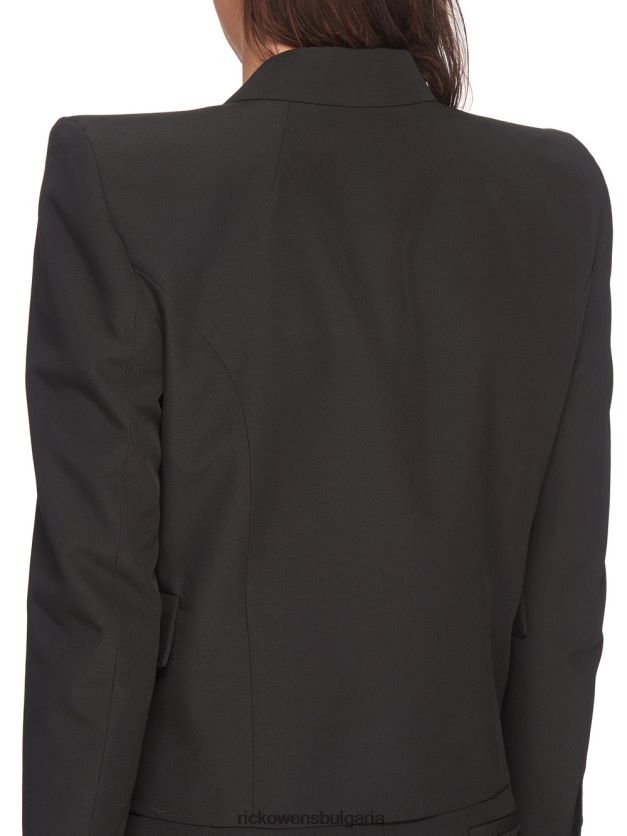 дрехи бг Rick Owens якета ss23 edfu 24103 черен NBHT2234