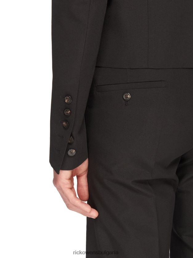 дрехи бг Rick Owens якета ss23 edfu 24103 черен NBHT2234