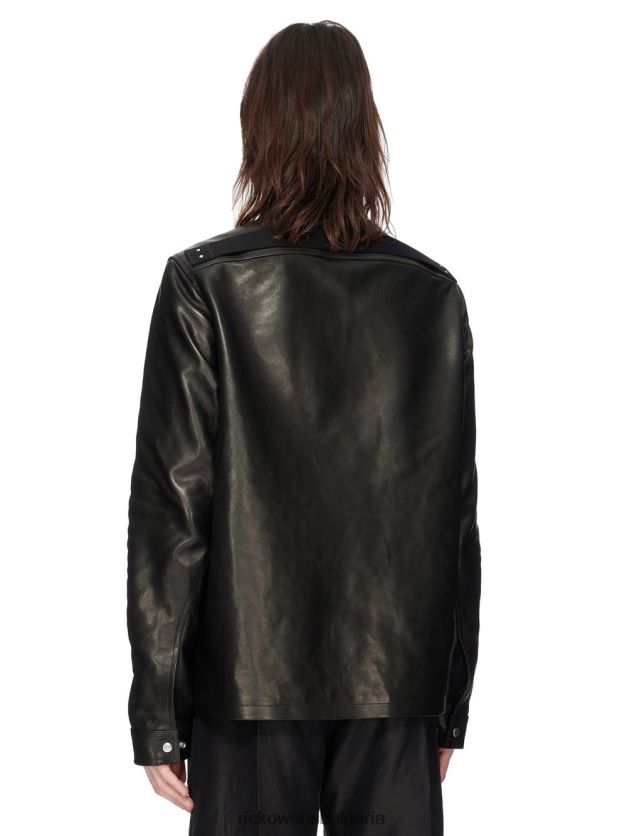 дрехи бг Rick Owens якета ss23 edfu 24111 черен NBHT2240