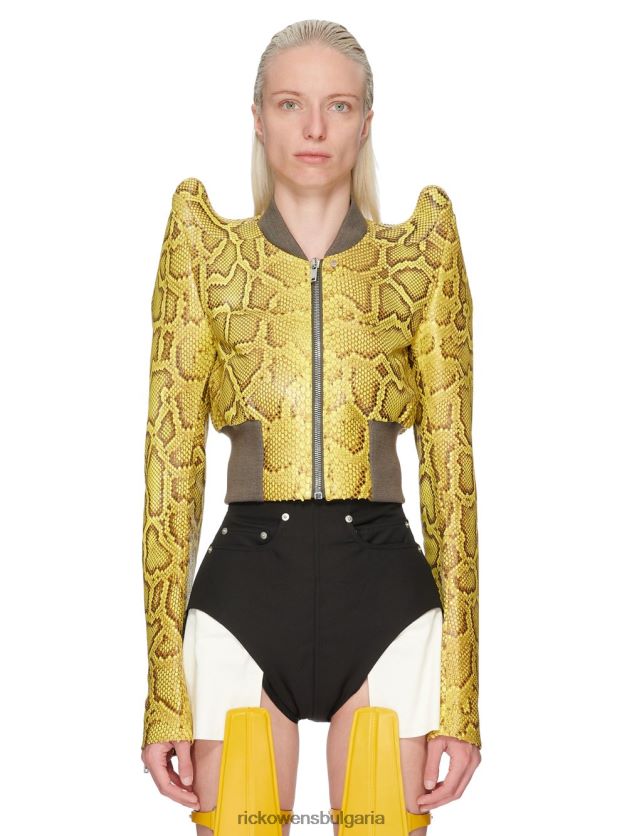 дрехи бг Rick Owens якета ss23 edfu 24264 лимоненожълт NBHT22883