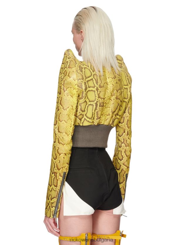 дрехи бг Rick Owens якета ss23 edfu 24264 лимоненожълт NBHT22883