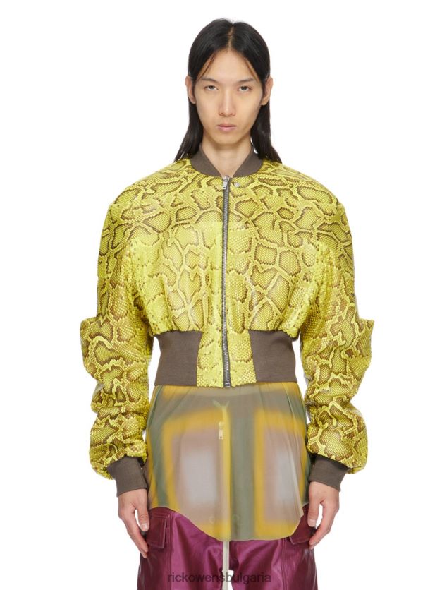 дрехи бг Rick Owens якета ss23 edfu 24291 лимон NBHT2221