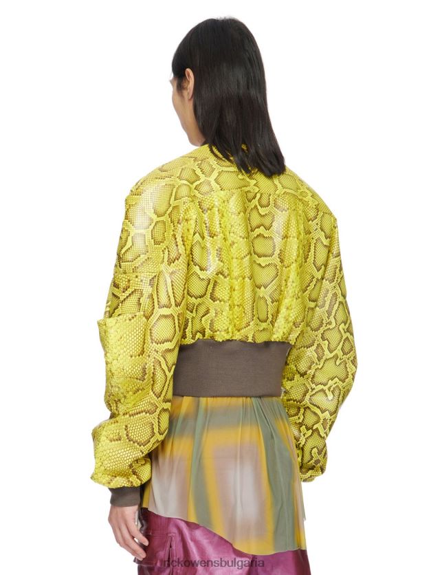 дрехи бг Rick Owens якета ss23 edfu 24291 лимон NBHT2221