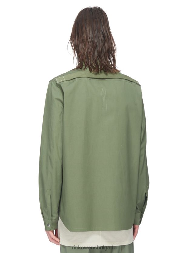 дрехи бг Rick Owens якета ss23 edfu 24343 зелен мъх NBHT2229