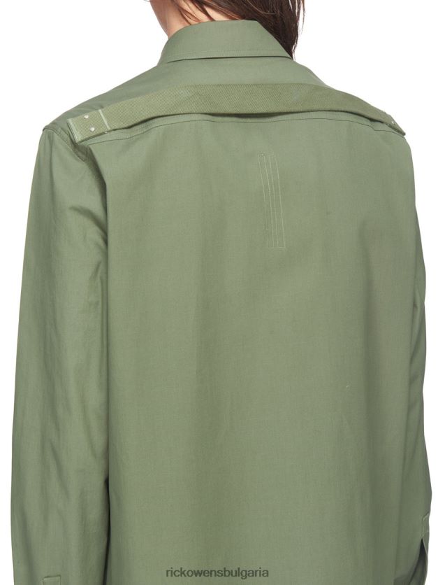 дрехи бг Rick Owens якета ss23 edfu 24343 зелен мъх NBHT2229