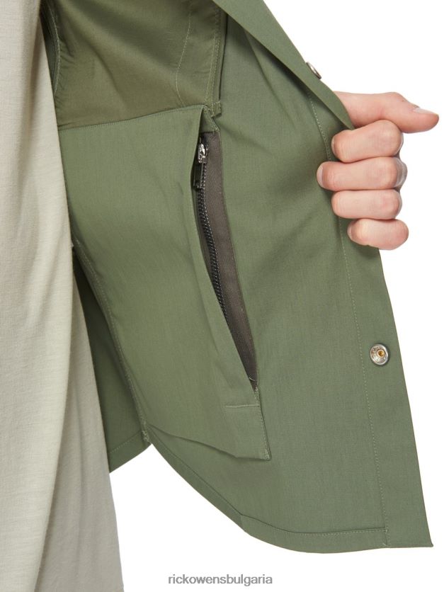 дрехи бг Rick Owens якета ss23 edfu 24343 зелен мъх NBHT2229