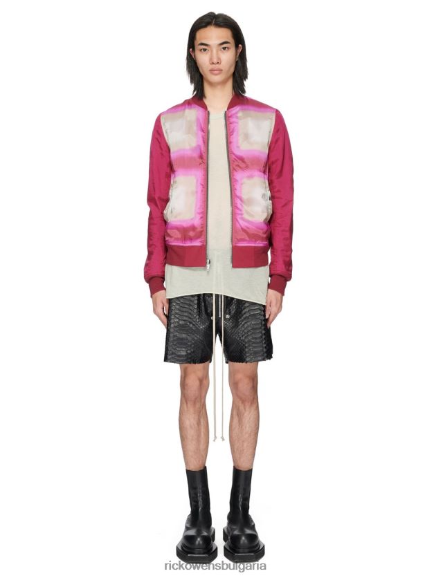 дрехи бг Rick Owens якета ss23 edfu 24346 фуксия/фуксия каре NBHT2245