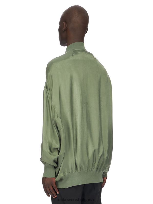 дрехи бг Rick Owens якета ss23 edfu 24347 зелен мъх NBHT2248