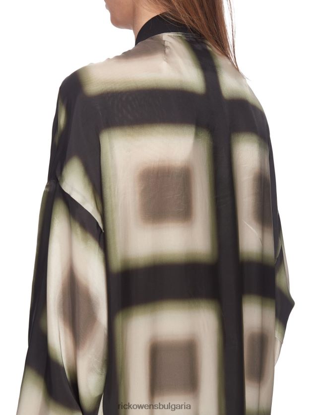 дрехи бг Rick Owens якета ss23 edfu 24348 черно каре NBHT2249