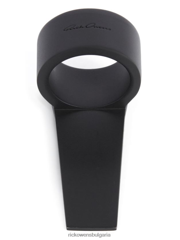 аксесоари бг Rick Owens пръстен ss23 edfu 23570 черен NBHT22799