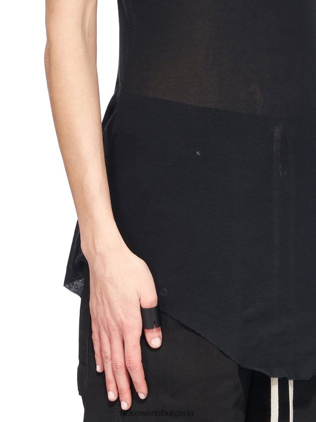 аксесоари бг Rick Owens пръстен ss23 edfu 23578 черен NBHT22803