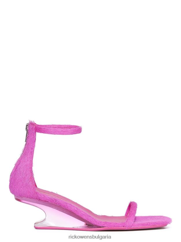 обувки бг Rick Owens обувки ss23 edfu 24267 ярко розово и фуксия деградират петата NBHT22921