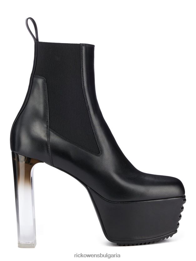 обувки бг Rick Owens обувки ss23 edfu 24272 черен и черен деградиран ток NBHT22935