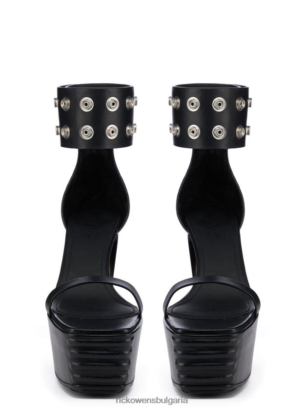 обувки бг Rick Owens обувки ss23 edfu 24274 черен и черен деградиран ток NBHT22937