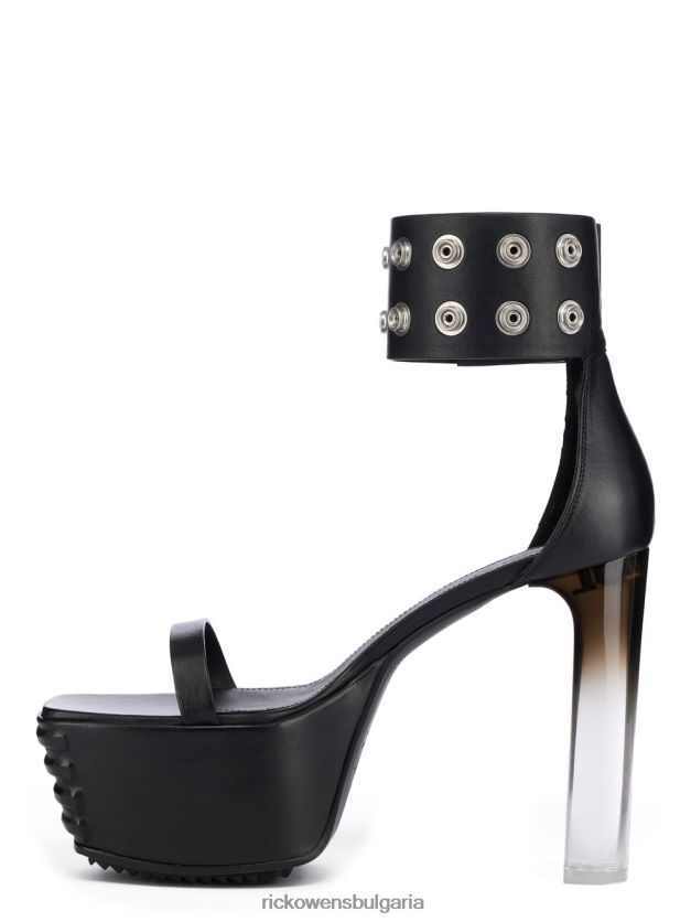 обувки бг Rick Owens обувки ss23 edfu 24274 черен и черен деградиран ток NBHT22937