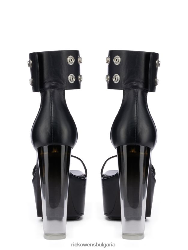 обувки бг Rick Owens обувки ss23 edfu 24274 черен и черен деградиран ток NBHT22937