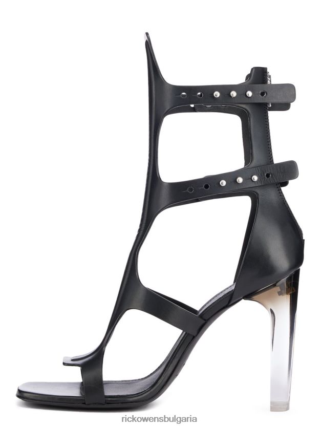 обувки бг Rick Owens обувки ss23 edfu 24275 черен и черен деградиран ток NBHT22938