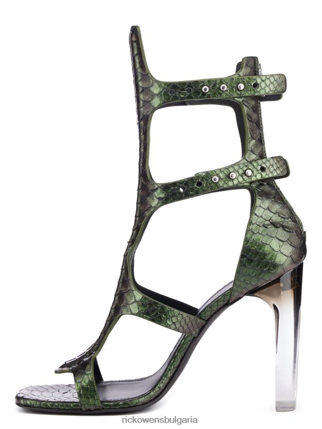 обувки бг Rick Owens обувки ss23 edfu 24276 преливащ и черен деградиран ток NBHT22939