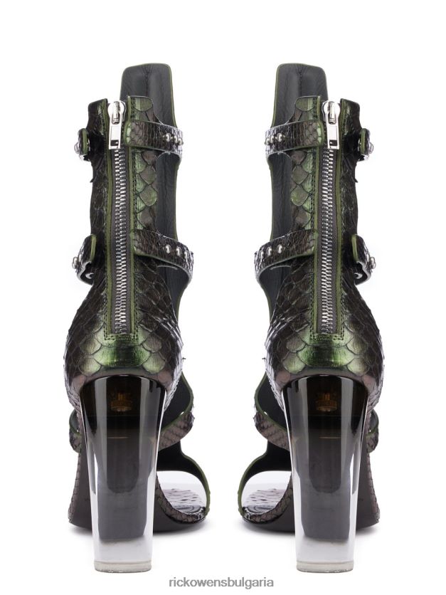 обувки бг Rick Owens обувки ss23 edfu 24276 преливащ и черен деградиран ток NBHT22939