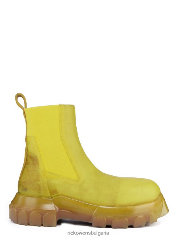 обувки бг Rick Owens обувки ss23 edfu 24279 лимоненожълто и лимонено прозрачна подметка NBHT22945