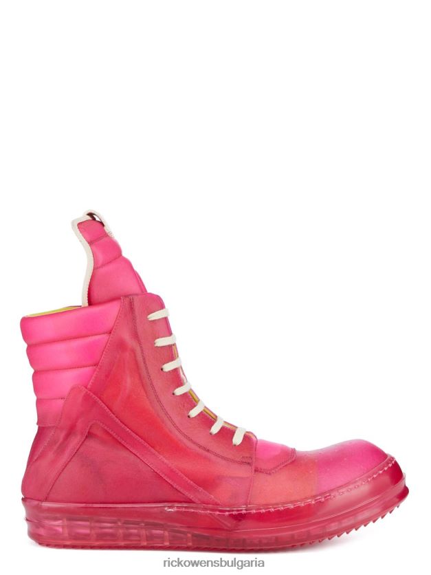 обувки бг Rick Owens обувки ss23 edfu 24284 прозрачна подметка в ярко розово и фуксия NBHT22955