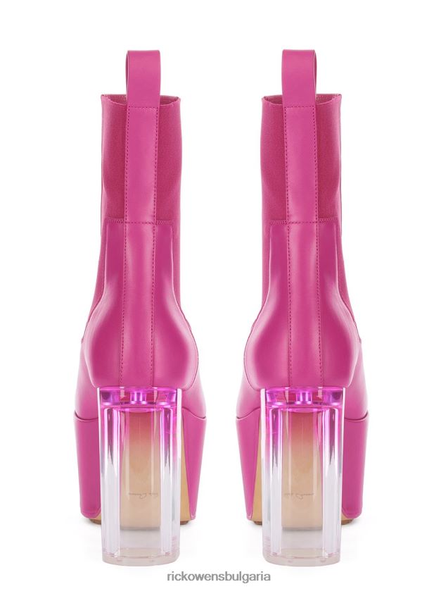 обувки бг Rick Owens обувки ss23 edfu 24354 ярко розово и фуксия деградират петата NBHT2280