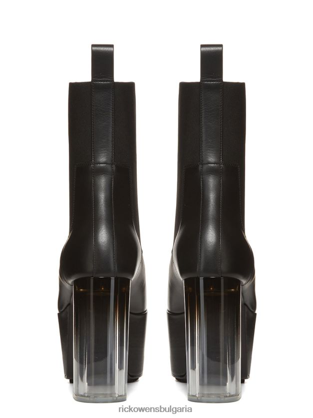 обувки бг Rick Owens обувки ss23 edfu 24355 черен и черен деградиран ток NBHT2281