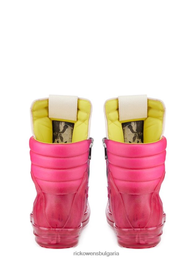 обувки бг Rick Owens обувки ss23 edfu 24367 прозрачна подметка в ярко розово и фуксия NBHT22105