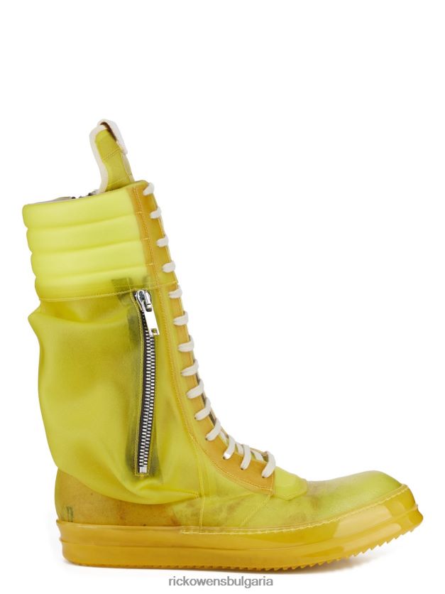 обувки бг Rick Owens обувки ss23 edfu 24372 лимоненожълто и лимонено прозрачна подметка NBHT22119